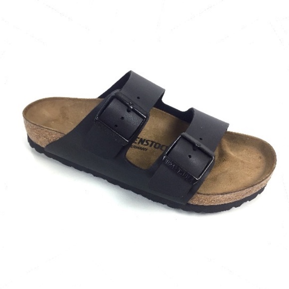 Birkenstock Shoes - Birkenstock Arizona in Black Leather NWT
